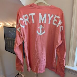 Fort Myers Long Sleeve Tee - Coral Pink